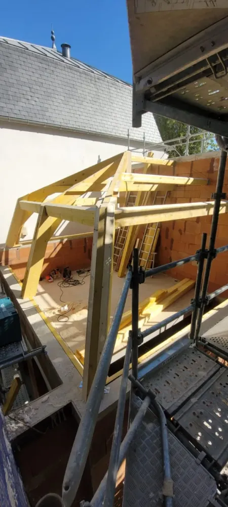 extension bois maison