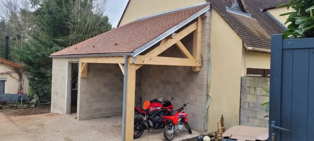 carport bois et ossature
