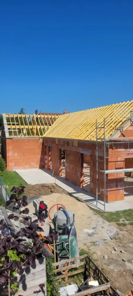 charpente maison exterieur