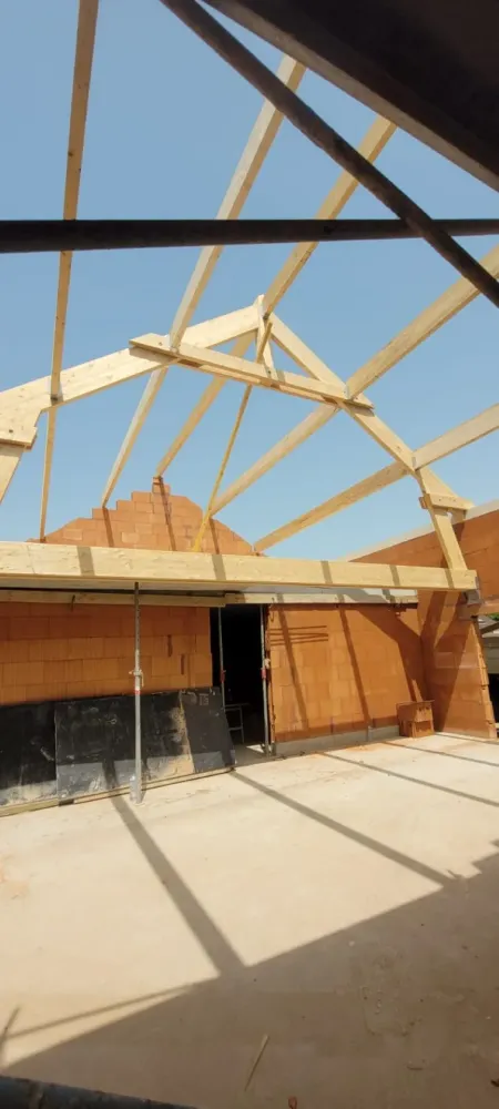 charpente bois toit maison