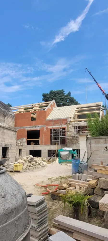 ossature travaux bois maison